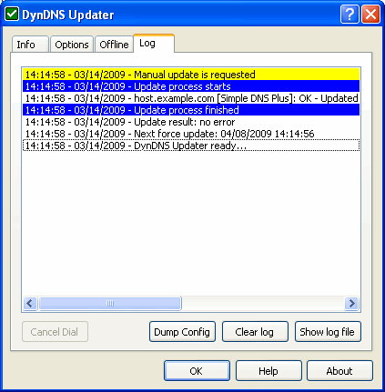 dyn updater not loging in osx